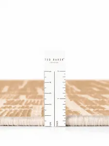 Kruhový kusový koberec Ted Baker Haringey 106388 Jute White Ø 200 cm