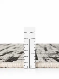 Kruhový kusový koberec Ted Baker Haringey 106387 Black White Ø 200 cm