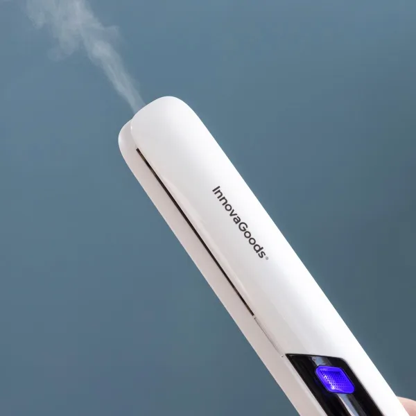 InnovaGoods Keramická žehlička na vlasy s parní funkcí Stemio