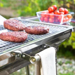 InnovaGoods Nerezový skládací gril na dřevěné uhlí ExelQ