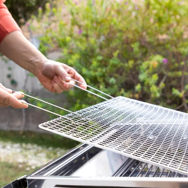 InnovaGoods Nerezový skládací gril na dřevěné uhlí ExelQ