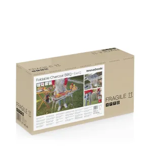 InnovaGoods Nerezový skládací gril na dřevěné uhlí ExelQ