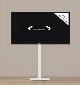 TV stolek VCM „Cirla“, bílý