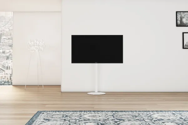TV stolek VCM „Cirla“, bílý