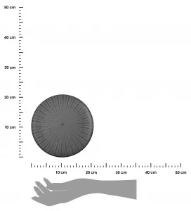 Estia Porcelánový dezertný tanier Nordic 21 cm sivý