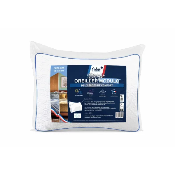 Vankúš Colas Normand® leto/zima s nastaviteľnou tvrdosťou