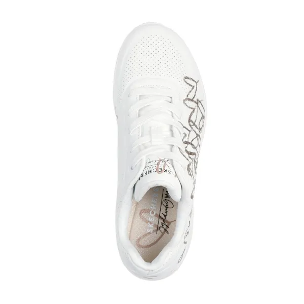 Tenisky s výšivkou JGoldcrown: Uno - Golden Heart Skechers®