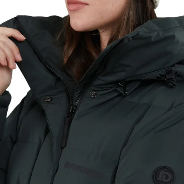 Dámska bunda FUNDANGO Sabina Padded Jacket-590- oliv