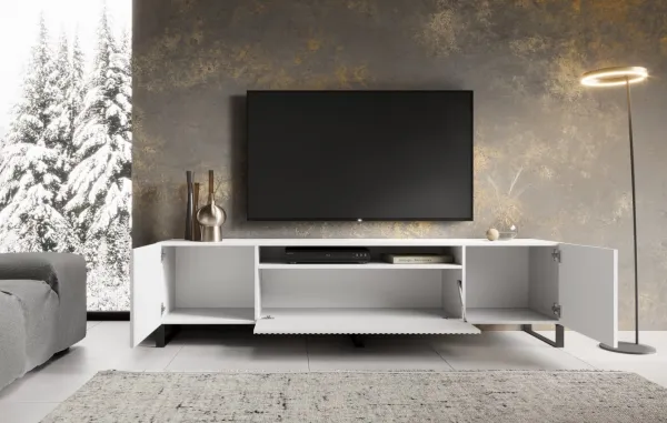 ArtAdrk TV stolík NOEMI | biela