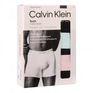 3PACK pánske boxerky Calvin Klein čierne (NB4394-3ZG) M, trenky