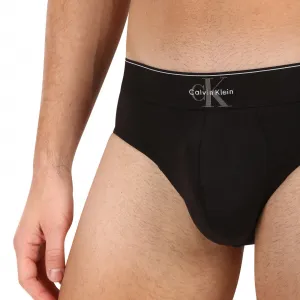 3PACK pánske slipy Calvin Klein čierné (NB4471-UB1) S