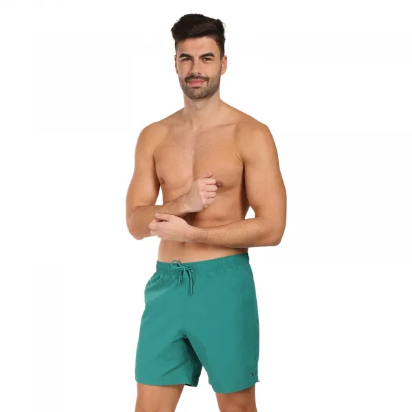 Pánske plavky Tommy Hilfiger zelené (UM0UM03309 L72) M
