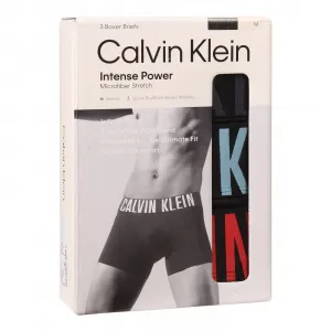 3PACK pánske boxerky Calvin Klein čierne (NB3612A-4W8) M, trenky