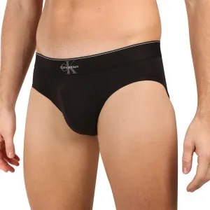 3PACK pánske slipy Calvin Klein čierné (NB4471-UB1) S