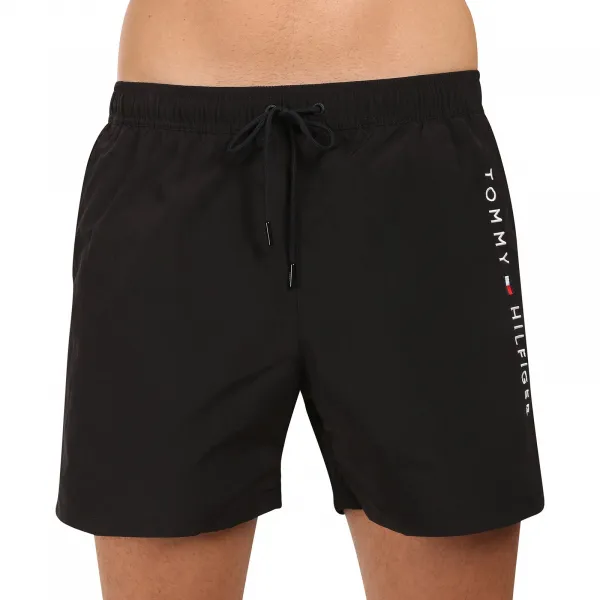 Pánske plavky Tommy Hilfiger čierne (UM0UM03748 BDS) M