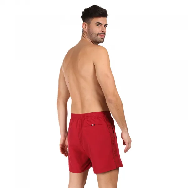 Pánske plavky Tommy Hilfiger červené (UM0UM03730 XKC) M