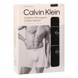 3PACK pánske boxerky Calvin Klein čierné (NB4473-UB1) M, trenky