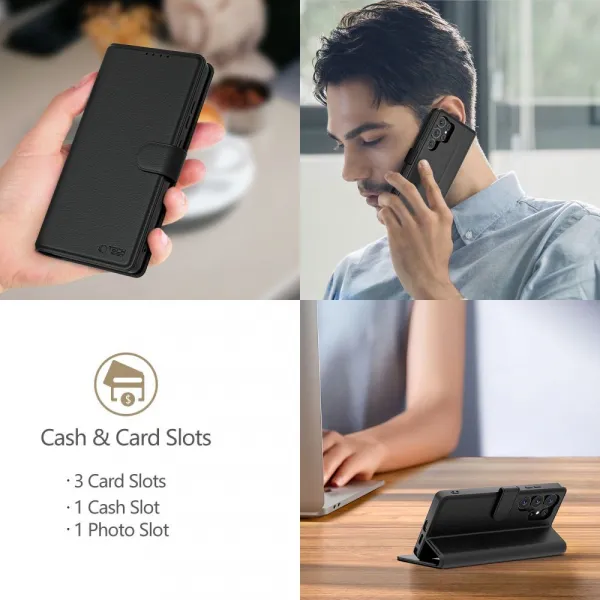 TECH-PROTECT WALLET Puzdro pre Xiaomi Poco X7 Pro čierne