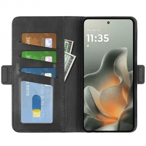 SIDE Peňaženkové puzdro pre Motorola Edge 70 čierne