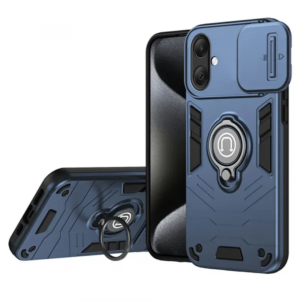 CAMPROTECT Obal s držiakom pre Samsung Galaxy A07 modrý