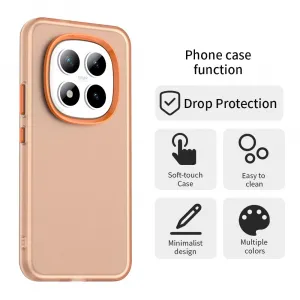 CANDY Ochranný obal pre Xiaomi Redmi Note 15 Pro 5G oranžový