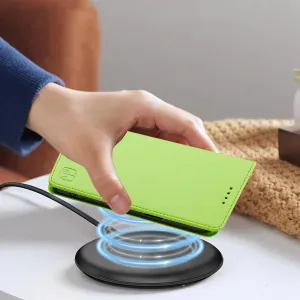 RINA Zaklápacie puzdro pre Xiaomi Redmi Note 15 Pro svetlozelené