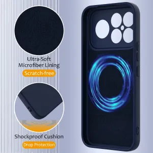 RUBBER MAGSAFE Silikónový kryt pre POCO F8 Ultra DARK BLUE