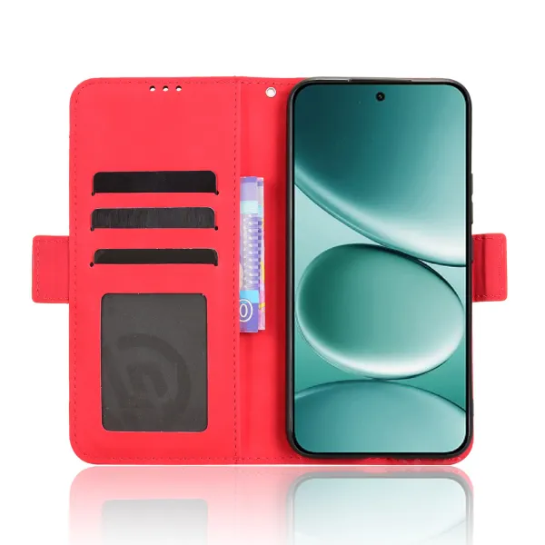 SLOT Peňaženkový obal pre Xiaomi Redmi Note 15 Pro+ 5G / POCO M8 Pro 5G červený
