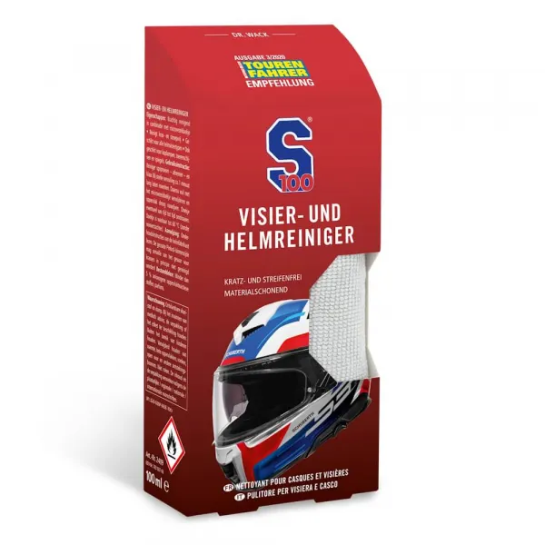 S100 Visor & Helmet Cleaner s utierkou z mikrovlákna