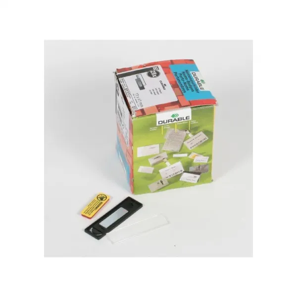 Visačka s magnetom DURABLE 17x67mm Menovka s farebným rámikom