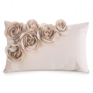 Obliečka na vankúš FLORES 1 púdrová