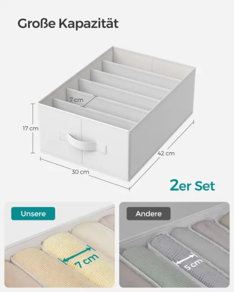 Set organizérov na bielizeň RUS009W02
