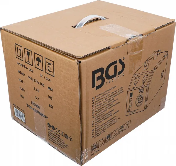 BGS Technics BGS – generátor dymu na vyhľadávanie netesností (12 V, 100 W)