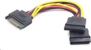 Napájací kábel GEMBIRD SATA 2x SATA, 15 cm