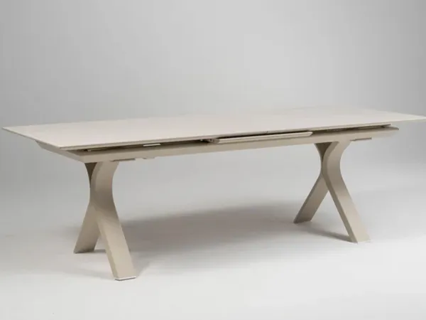 Carson jedálenský stôl krémový 240-300 cm