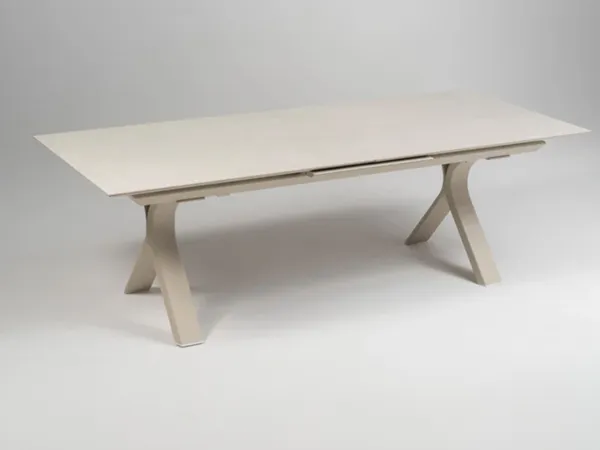 Carson jedálenský stôl krémový 240-300 cm