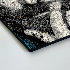 Doodle art obraz - Mapa mysle
