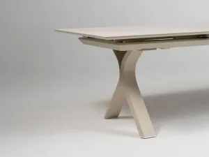 Carson jedálenský stôl krémový 240-300 cm