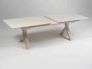 Carson jedálenský stôl krémový 280-340 cm