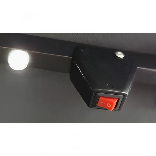 Záhradný LED slnečník, sivá, 3 m, LINDAN