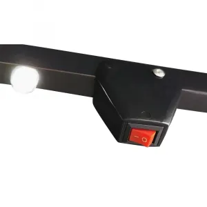 Záhradný LED slnečník, sivá, 3 m, LINDAN