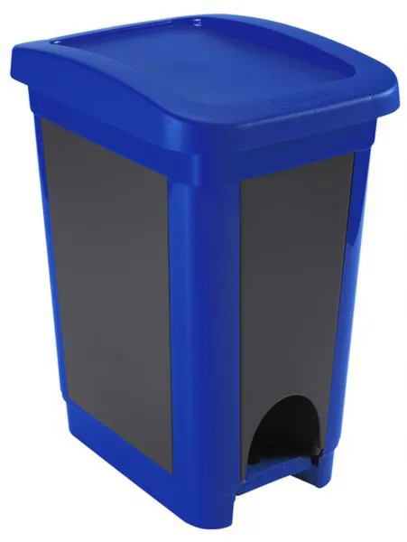 Plastový nášlapný kôš na odpadky HEIDRUN 20l MIX farieb