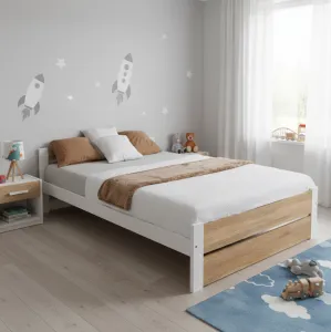 Elvisia Posteľ LEA s roštom | 80 x 200 cm Farba: Sivá