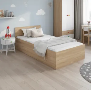 Elvisia Posteľ DESA s roštom | 90 x 200 cm Farba: Biela