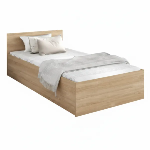 Elvisia Posteľ DESA s roštom | 90 x 200 cm Farba: Biela