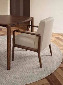 Kruhový kusový koberec Ted Baker Greenwich 106361 Natural White Ø 200 cm
