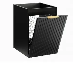 ArtCom Skrinka s košom ADEL BLACK 81-40-1DK | 40 cm