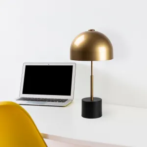 Opviq Stolná lampa Mixes čierna/zlatá
