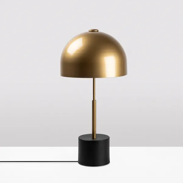 Opviq Stolná lampa Mixes čierna/zlatá