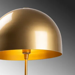 Opviq Stolná lampa Mixes čierna/zlatá